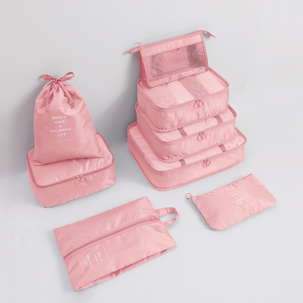 ORGANIZER SET OF 8 PIECES!!! COLOR PINK